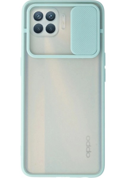 Oppo Reno 4 Lite Kılıf Palm Buzlu Kamera Sürgülü Silikon Uaz (K95)