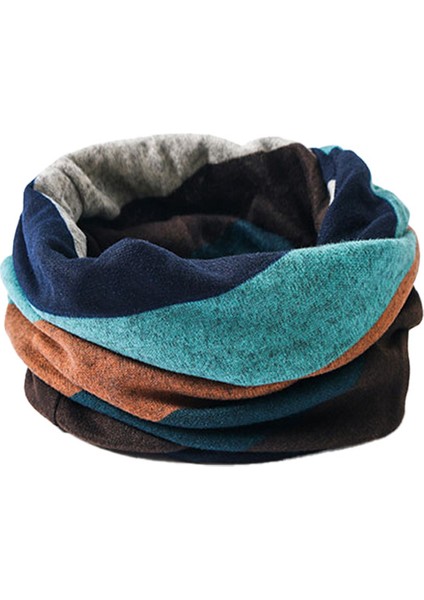 Kışlık Atkı Şapka Çift Kullanımlı Erkek Sıcak Şal Baş Kapağı Geçirmez Boyun Atkı Bisiklet Soğuk Maske Erkek Boyun Örtüsü (Yurt Dışından)