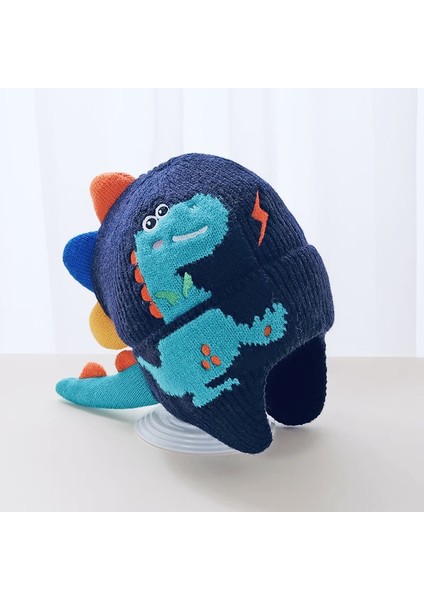 Kore Versiyonu Ins Sonbahar ve Kış Yeni Bebek Kulak Koruma Kapağı Sıcak Soğuk Kap Rahat Bebek Çift Top Yumuşak Yapışkan Sarılmış Kafa Kapağı Gelgit (Yurt Dışından)