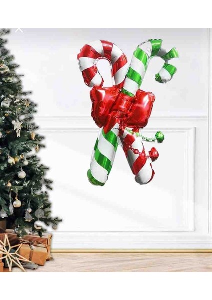 Ikili Baston Şeker Kırmızı Yeşil