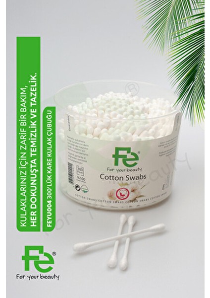 Kulak Çubuğu Yumuşak Pamuklu 300 Adet Bebekler İçin Güvenli Kullanım fiyatları
