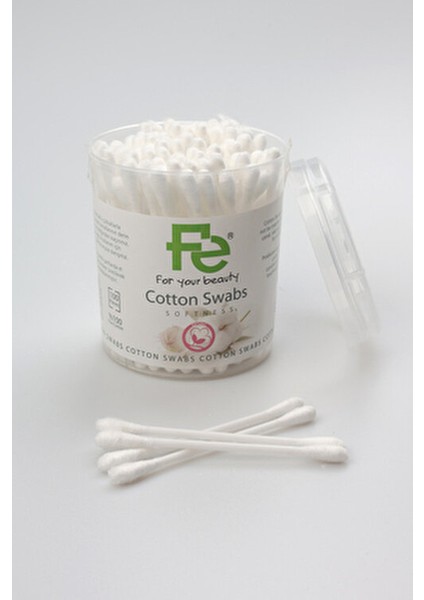 Pamuklu Kulak Çubuğu Yumuşak Yapı ile Tahrişi Önler 100 Adet Aile Boy Ambalajda modelleri