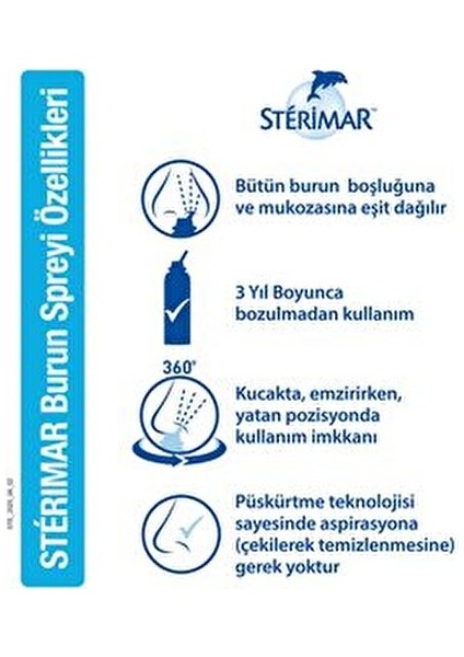 Deniz Suyu Burun Spreyi 100 ml fırsatları