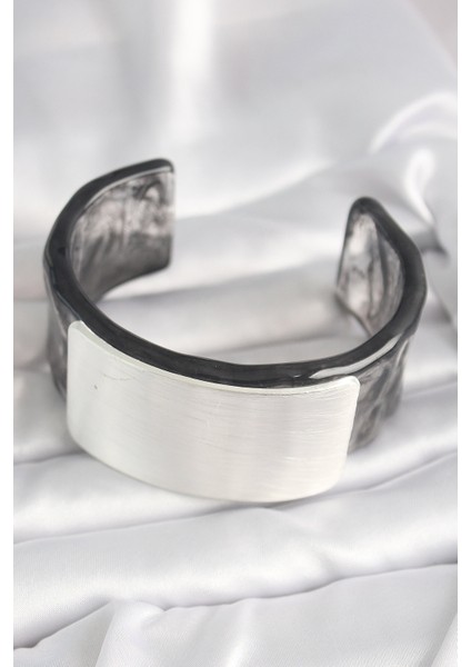 Siyah Mermer Desen Akrilik Plastik Dikdörtgen Plaka Model Vintage Kadın Bilezik - TJ-BB6675 fırsatları