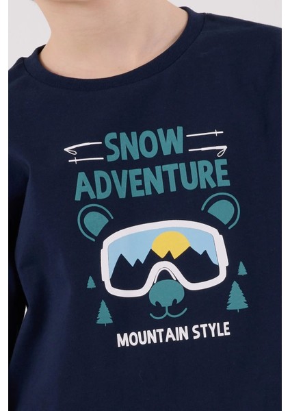 Baba Oğul Lacivert %100 Pamuklu Uzun Kollu Pijama Takım 3511 (Pijamaları Ayrı Ayrı Sepete Ekleyiniz) fırsatları