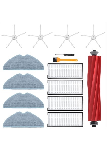 Roborock S7 Maxv, S7 Maxv Plus Rulo Fırça Hepa Filtre Paspas Bezi Için (Yurt Dışından)