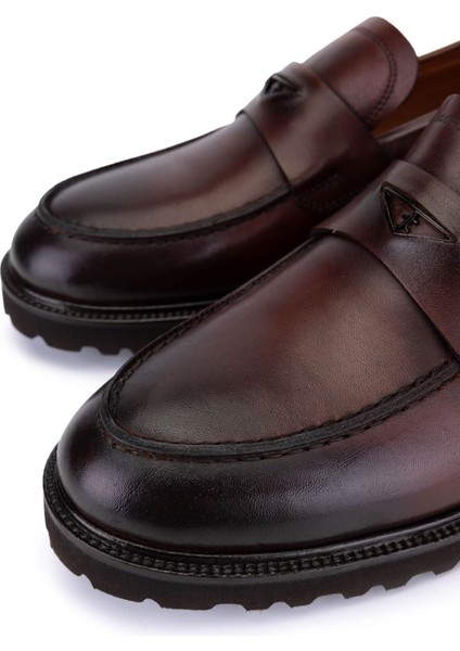 Erkek Hakiki Deri Taba Loafer Ayakkabı 1170 01 Erk Ayk SK25-26 Taba Spr fırsatları
