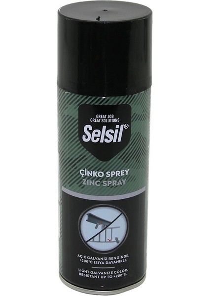 SELSİL TAB-442 ÇİNKO=AÇIK GALVANİZ RENK SPREY BOYA 400ML (4887)