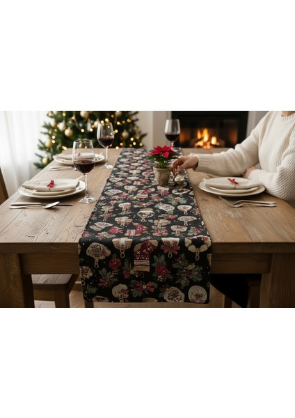 Yeni Yıl Runner, Yılbaşı Runner, Noel Baba Runner, Çam Ağacı Runner fırsatları