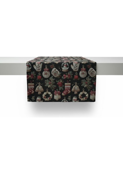 Yeni Yıl Runner, Yılbaşı Runner, Noel Baba Runner, Çam Ağacı Runner