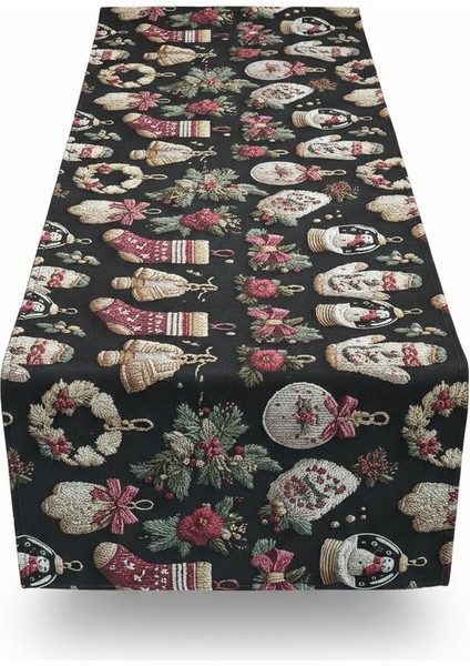 Yeni Yıl Runner, Yılbaşı Runner, Noel Baba Runner, Çam Ağacı Runner