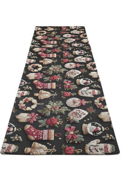 Yeni Yıl Runner, Yılbaşı Runner, Noel Baba Runner, Çam Ağacı Runner