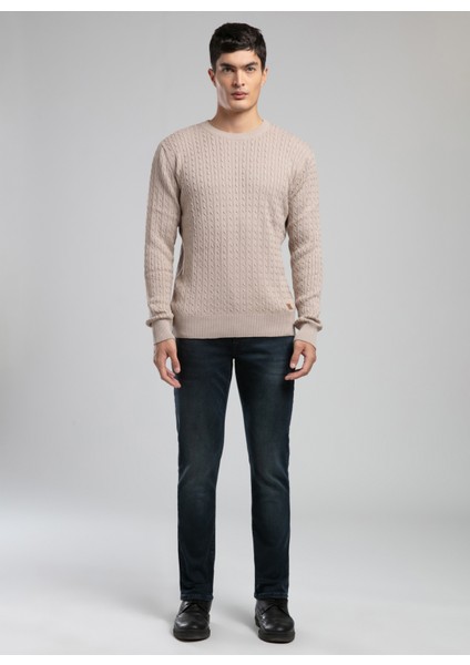 Yuvarlak Yaka Regular Fit Lacivert Erkek Kazak 261 Lcm 241028 Smıth Lacivert