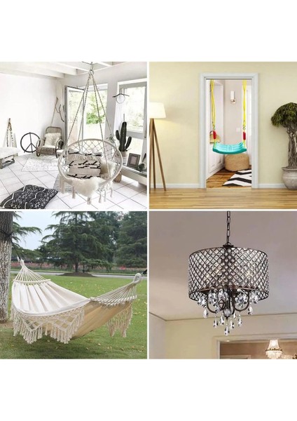 Salıncak Hamak Box Torbası Tavan Asma Aparatı Salıncağı Çelik Dübel + Karabina Kanca Takımı 2'li 8mm fiyatları