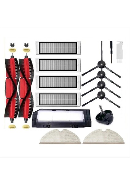 Xiaomi Roborock Xiaowa E20 Ana Yan Fırça Hepa Filtre Paspas Bezi (Yurt Dışından)