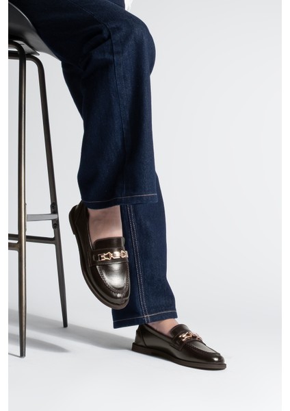 Kadın Loafer Makosen Tokalı Günlük Ayakkabı Zamira Kahve fiyatları