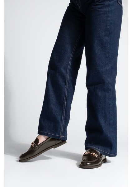 Kadın Loafer Makosen Tokalı Günlük Ayakkabı Zamira Kahve fırsatları