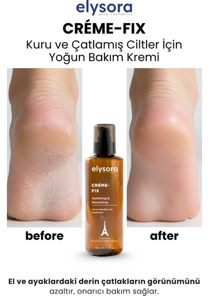 Panthenol Içeren, Kuru ve Çatlamış Ciltler Için, Yoğun Çatlak Bakım Kremi 100 ml fırsatları