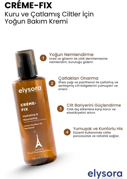 Panthenol Içeren, Kuru ve Çatlamış Ciltler Için, Yoğun Çatlak Bakım Kremi 100 ml