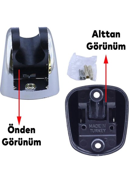 Örgülü Duş Seti Banyo Duş Başlığı Seti Fiskiyesi Telefonu Yuvarlak Başlık Metal Hortum modelleri