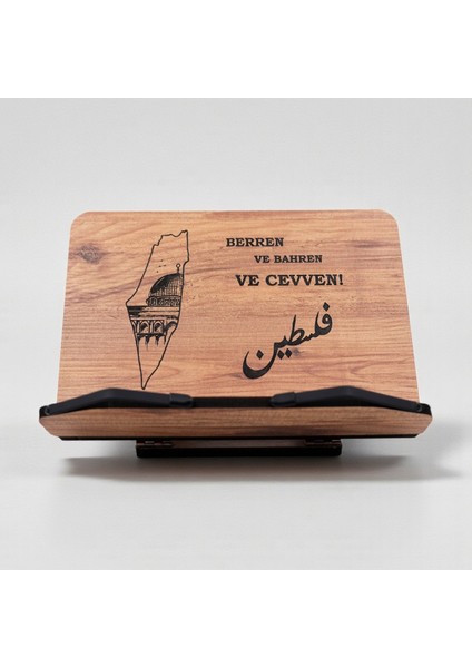 Kitap Okuma Standı Masaüstü Ahşap Rahle