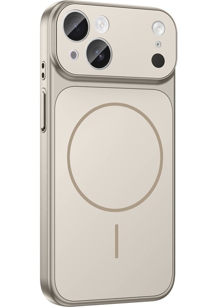 Apple iPhone 15 Kılıf M-Safe Şarj Özellikli Kamera Korumalı Formen Kapak - Gümüş indirimleri