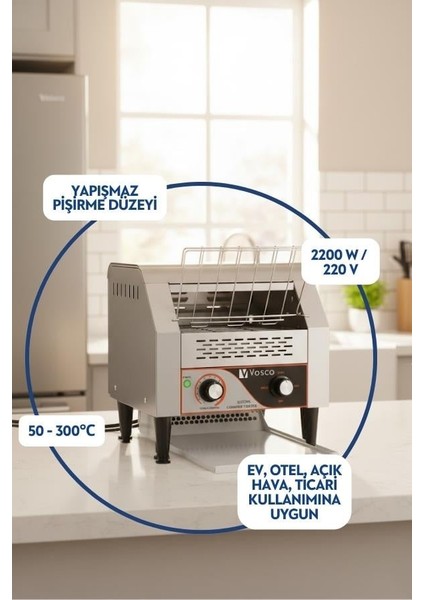 Konveyörlü Ekmek Kızartma Makinası fiyatları