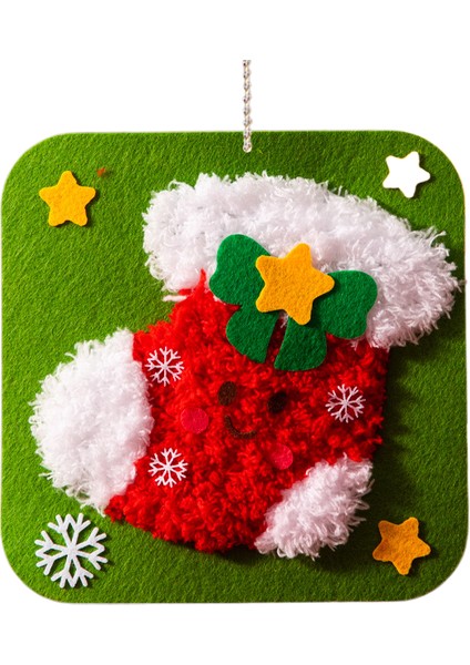 Dokuma Olmayan Dikişli El Sanatları Çocuk Dıy Noel Ağacı Süslemesi (Yurt Dışından)