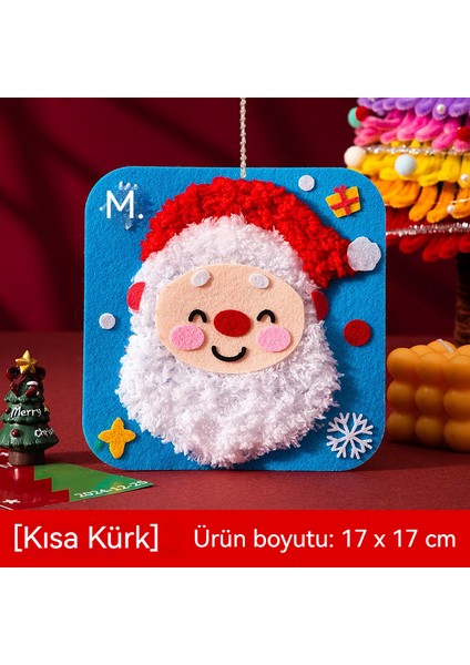 Dokuma Olmayan Dikişli El Sanatları Çocuk Dıy Noel Ağacı Süslemesi (Yurt Dışından) modelleri