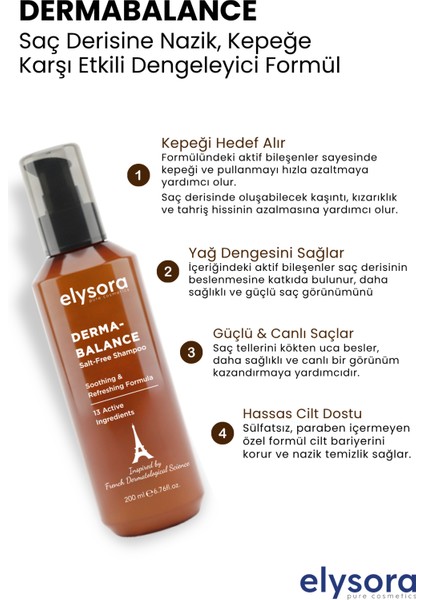 Dermabalance, 13 Aktif Içerikli, Kepeğe Karşı Etkili, Tuzsuz, Dengeleyici Şampuan 200 ml modelleri