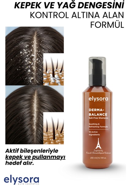 Dermabalance, 13 Aktif Içerikli, Kepeğe Karşı Etkili, Tuzsuz, Dengeleyici Şampuan 200 ml indirimleri