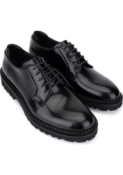 Erkek Hakiki Deri Siyah Mat Klasik Ayakkabı 1170 02 Erk Ayk SK25-26 Syh Mat Acma fiyatları