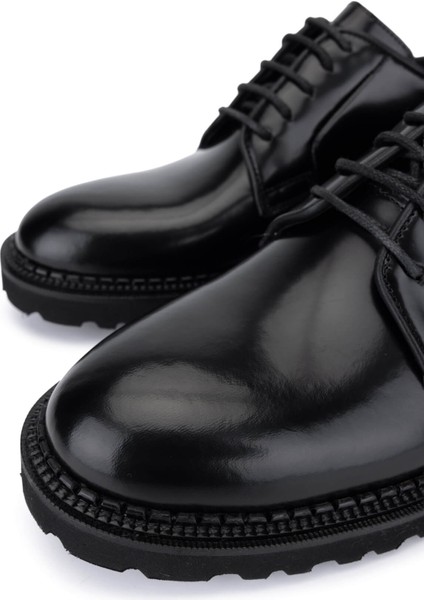 Erkek Hakiki Deri Siyah Mat Klasik Ayakkabı 1170 02 Erk Ayk SK25-26 Syh Mat Acma fırsatları