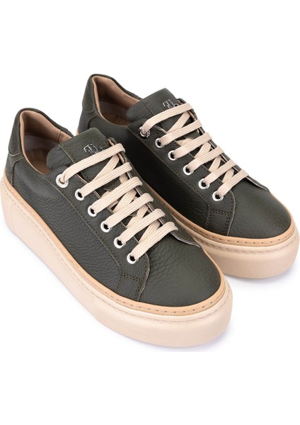 Kadın Hakiki Deri Haki Sneakers & Spor Ayakkabı 1116 5022-09 Bn Ayk SK25-26 Hakı Fltr fiyatları