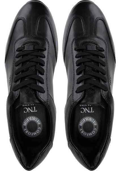 Erkek Hakiki Deri Siyah Casual Ayakkabı 298 3079-23059 Erk Ayk SK25-26 Sıyah Atlas indirimleri