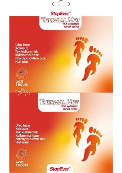 Thermal Hot Ayak Isıtıcı 2'li