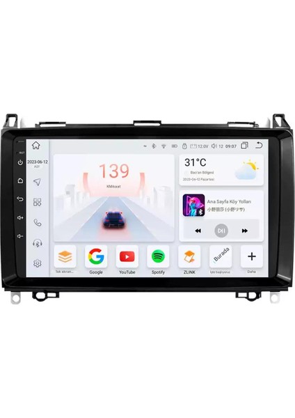 Mercedes B200 Için 9 Inç Wifi Carplay Navigasyon - Full Donanımlı 6+128GB Yüksek Hafıza Gps Kamera - 2004 2005 2006 2007 2008 2009 2010 2011 2012 2013 2014 fiyatları