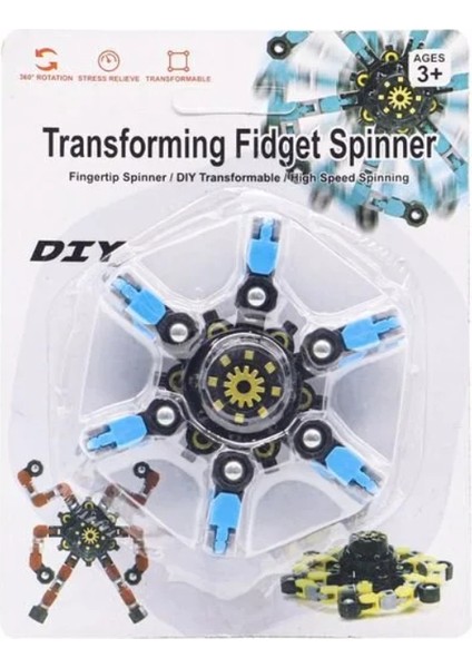 Robota Dönüşen Mavi Stres Çarkı