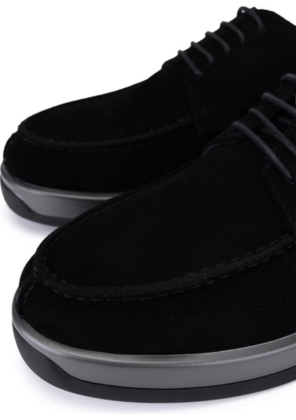 Erkek Hakiki Deri Siyah Süet Casual Ayakkabı 1163 1500 Erk Ayk SK25-26 Sıyah Suet fırsatları