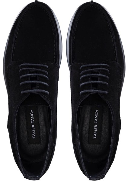 Erkek Hakiki Deri Siyah Süet Casual Ayakkabı 1163 1500 Erk Ayk SK25-26 Sıyah Suet indirimleri