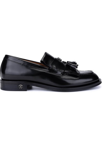 Erkek Hakiki Deri Siyah Loafer Ayakkabı 780 29743 Erk Ayk SK25-26 Nero