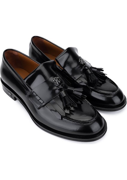 Erkek Hakiki Deri Siyah Loafer Ayakkabı 780 29743 Erk Ayk SK25-26 Nero fiyatları