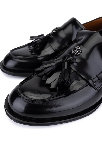 Erkek Hakiki Deri Siyah Loafer Ayakkabı 780 29743 Erk Ayk SK25-26 Nero modelleri