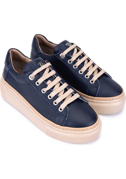 Kadın Hakiki Deri Lacivert Sneakers & Spor Ayakkabı 1116 5022-09 Bn Ayk SK25-26 Lacı Fltr fiyatları