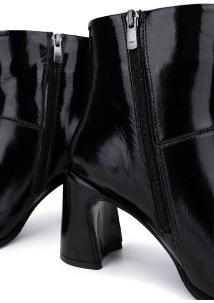 Kadın Hakiki Deri Siyah Rugan Klasik Bot 33 1000-2 Bn Bot SK25-26 Sıyah Rugan indirimleri