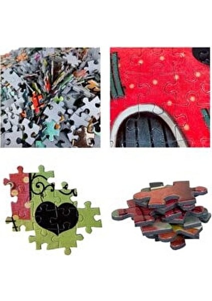 Fantastik Kitaplar 2000 Parça Renkli Karton Puzzle Zorluğu Yüksek