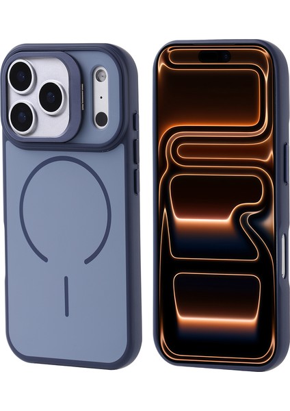 Apple iPhone 17 Pro Max Kılıf M-Safe Şarj Özellikli Kamera Standlı Notron Kapak - Siyah fiyatları