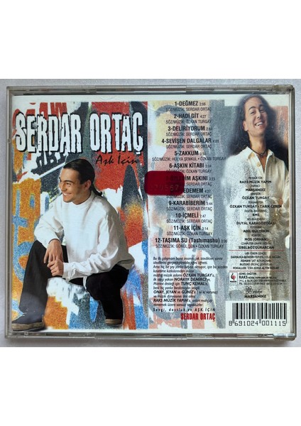 Serdar Ortaç Aşk Için CD (Orijnal 1994 Dönem Baskı Cd) fiyatları