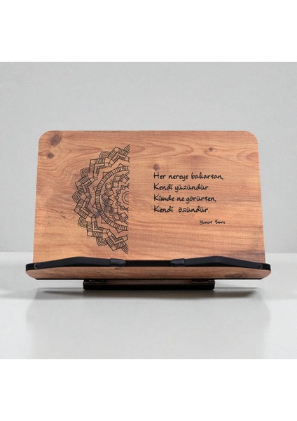 İsfahan TA Kitap Okuma Standı Masaüstü Ahşap Rahle