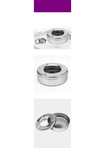 Hsnet Kapaklı Paslanmaz Yuvarlak Küllük - Kapaklı 304 Çelik Kül Tablası - Kaf - SBS3060-8130 fiyatları